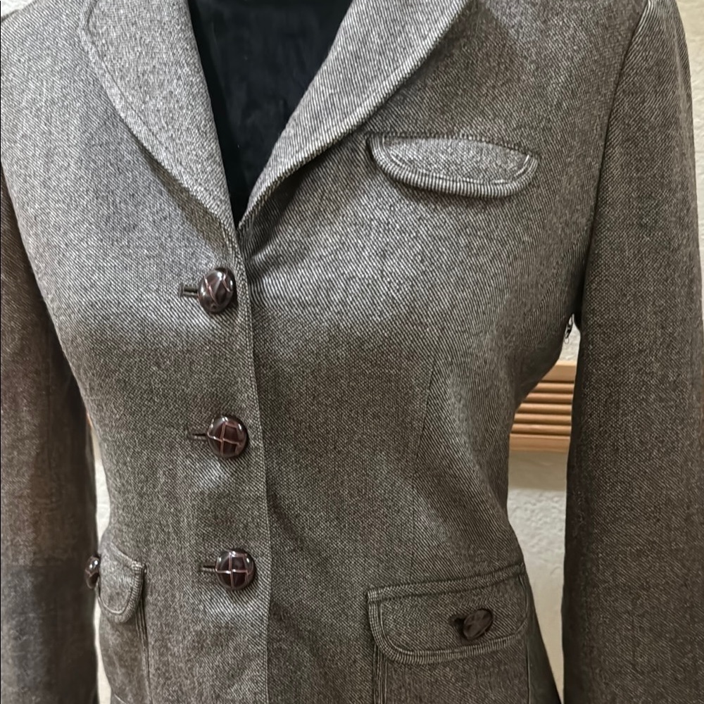 Banana Republic Size 2 Brown button down Blazer!! - Picture 5 of 14